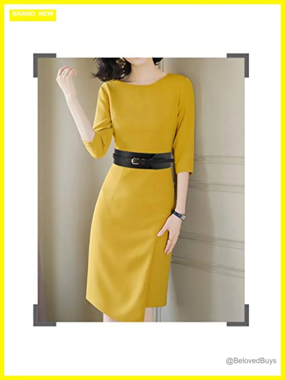 Wide Knotted Belt Design PU Leather Waistbands Simple Width Belt